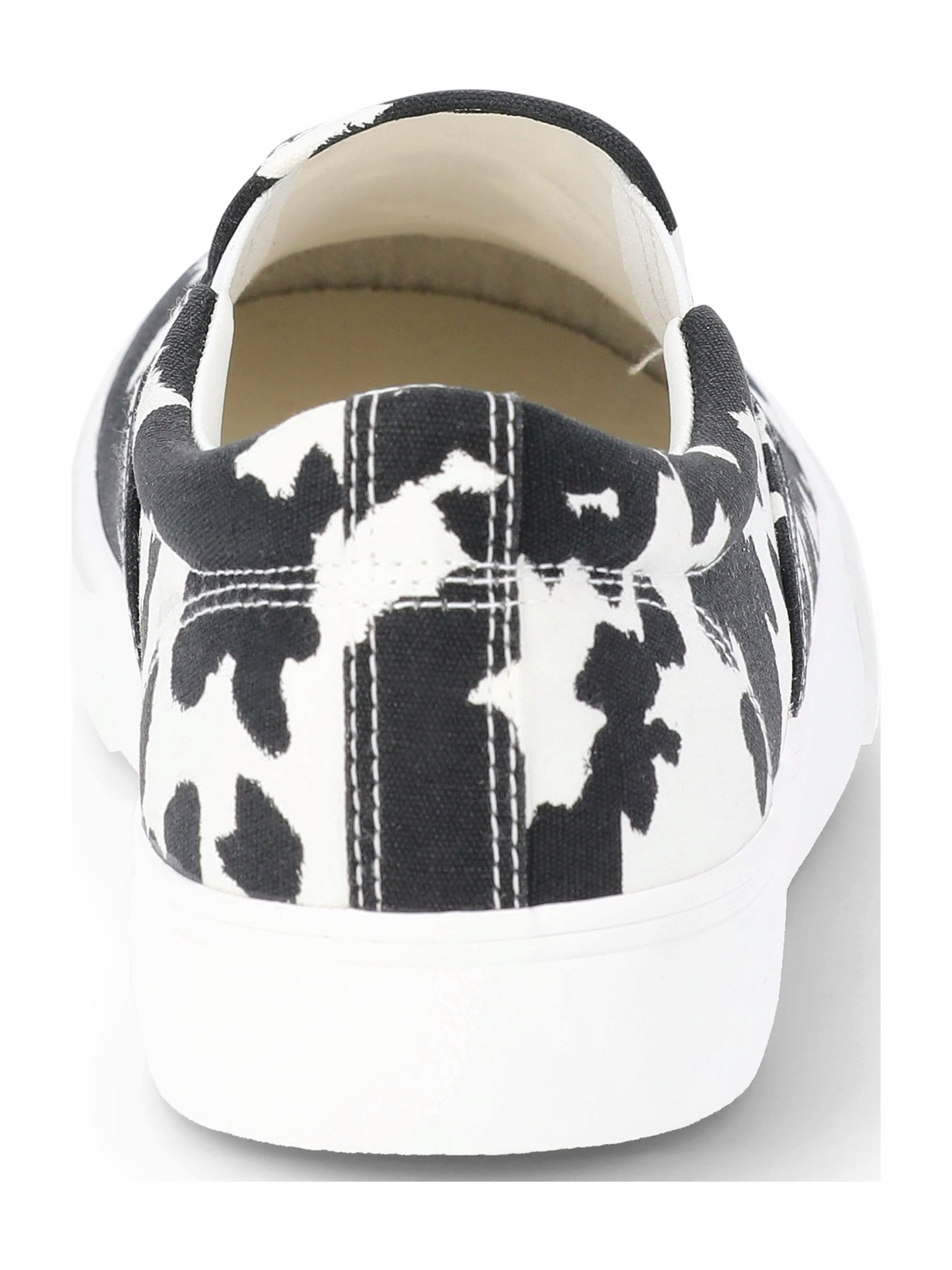 No Boundaries Twin Gore Canvas Slip On Sneakers, Wide Width Available, Women's