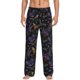 thumbnail image 1 of Balery Lavender Flowers Pantalones de pijama para hombre, pijama ultraligero, pantalón de descanso-Large, 1 of 6