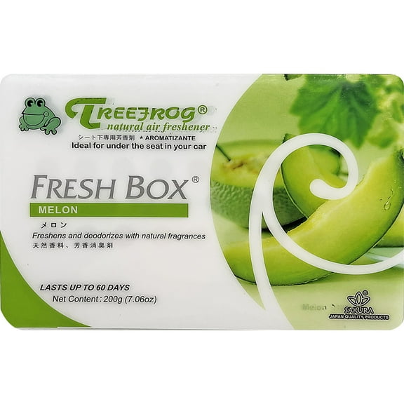 Treefrog Fresh Box "Xtreme Fresh" Car Air Freshener, MELON (TRML63)