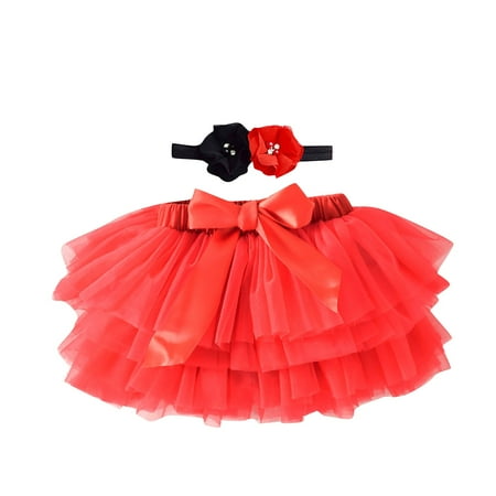 

QWERTYU Infant Baby Toddler Child Children Kids Summer Skirts for Girls Skirt Tutu Dress 0-3Y