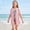 Pink3, variant on Girls Color Block Crochet Knit Swim Cover up Kids Summer Sleeveless Beach Dress Summer Beach Bathing Suit Coverups Cami Dress