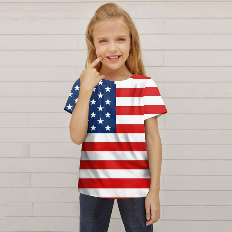 American flag shirt for kids online