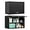 Black, variant on MIIIKO Wall Cabinet with 1 Door, Wall Mounted Garage Tool Cabinets, Small Metal Floating Cabinet for Garage, Home Office, Kitchen and Pantry