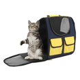 thumbnail image 4 of Mochila para transportar mascotas diseño transpirable plegable y ventilado Mochila para transportar perros Gran espacio para caminatas para viajar para gatos pequeños para ANGGREK Otros, 4 of 8
