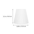 thumbnail image 2 of 2Pcs Translucent Gauze Lamp Shade Light Cover Light Shade Lamp Cover for Decor, 2 of 6