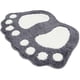 thumbnail image 1 of Alfombra de baño, alfombra para puerta, alfombra para baño, alfombrilla antideslizante con forma de pata, absorbente de agua, de secado rápido, lavable, duradera, 40 cm x 60 cm (gris), 1 of 7