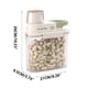 thumbnail image 2 of Contenedor para almacenar granos, contenedor hermético para alimentos, a prueba de humedad, resistente al oleaje, para cocina, para granos, para pasta, contenedor para almacenar granos,, 2 of 6