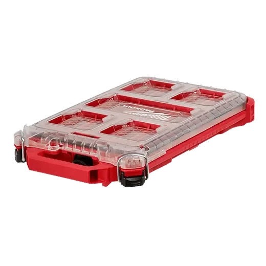 Milwaukee Tool PACKOUT 5-Compartment Low-Profile Compact Small Parts Organizer