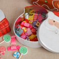 thumbnail image 3 of Fast Drop Shipping Cartoon Gingerbread Man Tinplate Candy Box Christmas Decorations Santa Gift Box Christmas Gift Packing Box, 3 of 7