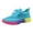 Blue, variant on Dakaela Womens Orthopedic Walking Shoes for Plantar Fasciitis Lightweight Slip on Sneakers Comfortable Color Block Running Tennis Shoe Size 5-10 Blue