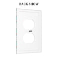 thumbnail image 2 of Fotbe Strong Goose Print Duplex Receptacle Wall Plate, 1-Gang 5.0" x3.0" Wall Outlet Covers, Dual Outlet Faceplates Covers, Color-matched Screws Included-Style S, 2 of 6