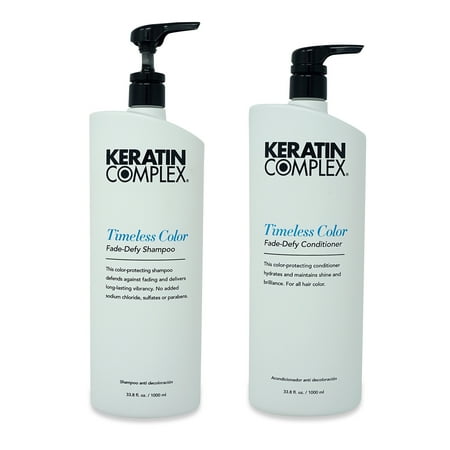 Keratin Complex Timeless Color Fade-Defy Shampoo 33.8 oz. and Timeless Color Fade-Defy Conditioner 33.8 oz. Combo Pack