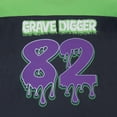 thumbnail image 4 of Monster Jam Grave Digger Mesh Hockey Jersey Long Sleeve T-Shirt Toddler to Big Kid, 4 of 4