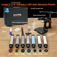 thumbnail image 3 of SHARPAL 202H Knife Sharpener Kit – Adjustable 10°-35° Angle, 7 Abrasive Plates (Diamond 220-1000, Whetstone 3000-6000) & Case, 3 of 7