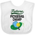 thumbnail image 3 of Inktastic Future Pickleball Champ Boys or Girls Baby Bib, 3 of 4