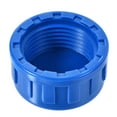 thumbnail image 4 of G Pipe Fitting Cap, Female Thread Hose Connector, for Garden and Outdoor Water Pipes End, 6Pcs, Blue 1PT, 4 of 5