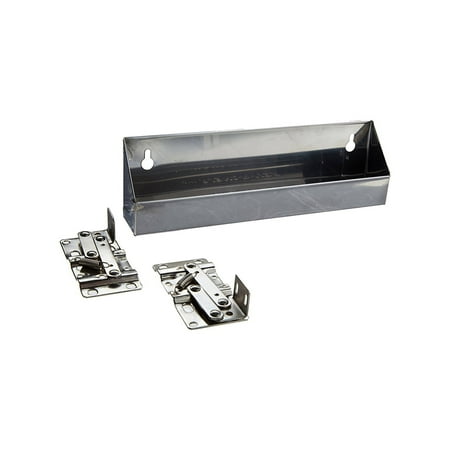 Tip Single Tray Rev-A-Shelf - 6541-10-52 - 10 in. Stainless Tip Out Sink Front Tray, (1) Stainless Steel tray, (1) pair of hinges and mounting hardware By RevAShelf From USA ()