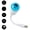 A002- Dolphin Water Gun, variant on Usb Wall Mounted Led Ambient Spotlight, Galaxy Projector, Star Projector for Bedroom, Led Lights for Bedroom, 3 Pack Interchangeable Lens Films, 1.5 Inch X 3 Inch Compact