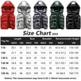 thumbnail image 4 of YOUI-GIFTS Kids Winter Down Vest Hooded Vest Zip Windproof Padded Vest Jacket With Pockets, 4 of 6