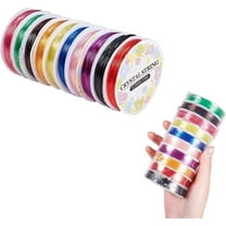 10 Rolls 160 Yards Elastic String Elastic Thread 0.7mm Stretch Bead String Cord Mixed Color DIY