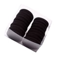 thumbnail image 3 of Sonducket 20/30 Uds. Bandas elásticas de nailon para el pelo de colores caramelo para mujeres y niñas, soporte para Coleta, bandas de goma, diadema, Accesorio para el cabello Negro L Sonducket PS13004-04, 3 of 6