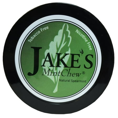 Jake's Mint Chew - Spearmint - 5ct Tobacco & Nicotine (Best Way To Chew Tobacco)