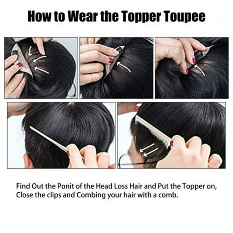 Toupee Clips – Black