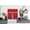 Red, variant on 3PC Set Red Color Kitchen Window Dressing Lined Blackout Curtain Panel 2 Tier +1 Valance K-3