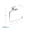 thumbnail image 5 of Liberty Hardware LMAX46PC 5.75 in. Maxted Collection Towel Ring, Polished Chrome, 5 of 6
