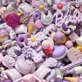 thumbnail image 7 of 30PC/lot Cute Flatbacks Resin,Mixed DIY Resin Handmade Craft Flatbacks Resin Material,Mini Candy Biscuit Chocolate DIY Crafts Accessories,Multi-colored Flatbacks Resin for DIY Handmade Craft, 7 of 7