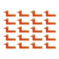 thumbnail image 4 of 20 piezas de espaciadores de nivelación de azulejos, sistema de nivelación de azulejos, piezas de repuesto y herramientas para azulejos de cerámica, r, 4 of 8