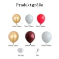 thumbnail image 2 of Guirnalda de globos Guirnalda de globos dorados y blancos Decoración de fiesta de cumpleaños Globo de látex dorado burdeos Guirnalda de globos de doble capa para cumpleaños Baby Shower Decoración de, 2 of 5