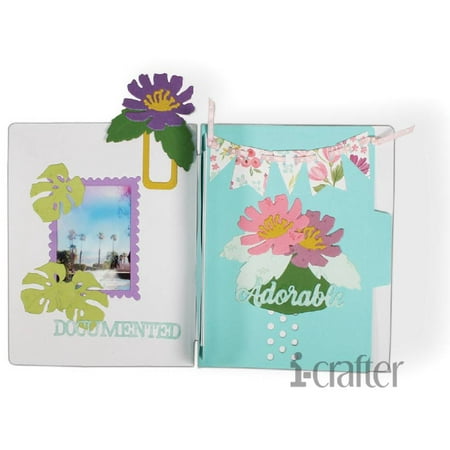 UPC: 0850020048359 | i-crafter Dies-Mini Album Divider #2
