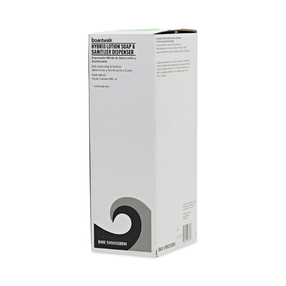 Boardwalk Bulk Fill Soap Dispenser, 900 Ml, 5.5" X 4" X 12", Black