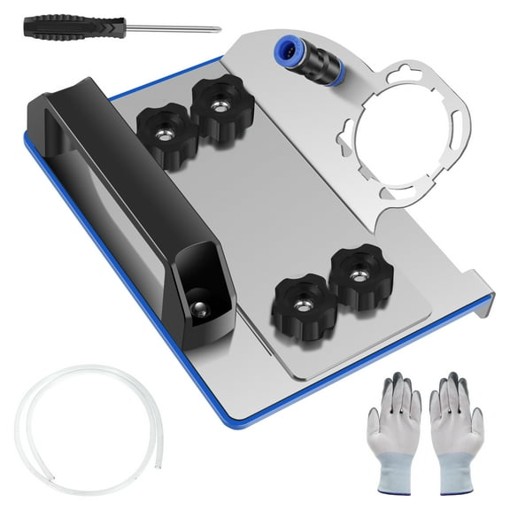 AEVXKHI Angle Grinder Stand for Tile 45° Chamfering Cutting, Efficient Angle Grinder Chamfer Bracket, Tile Chamfering Tool for 100 Type Angle Grinders Cutting Ceramic Stone