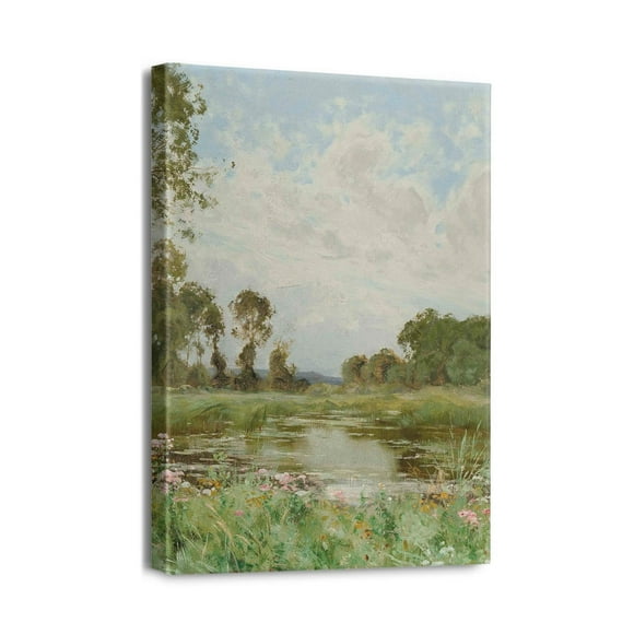Rustic Elegance forSpace12x16 inch Vintage Farmhouse Wall Decor Posters, Neutral Boho Wall Art, French Country Flower Prints for Eclectic Decor, and Clouds Cottagecore Gallery Pictures