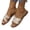 Beige, variant on Red Sandals for Women Fashion Flat Slide Sandals, Square Open Toe Slip On PU Leather Slides Footwear - Mules Women's Sandals for Beach Shopping Dressy 7.5