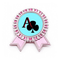 thumbnail image 1 of Happy Sun Club a poker Insignia broche Medalla rosa premiada, 1 of 3