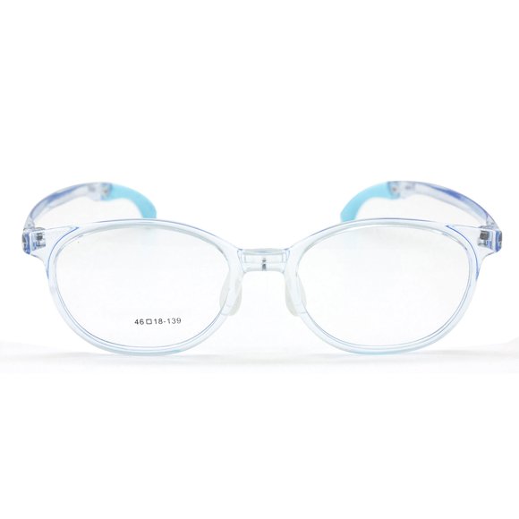 Children Optical Glasses Frame Oval Size 46 Adjustable Ear Lock Flexible TR90 Eyeglasses 6-10Y