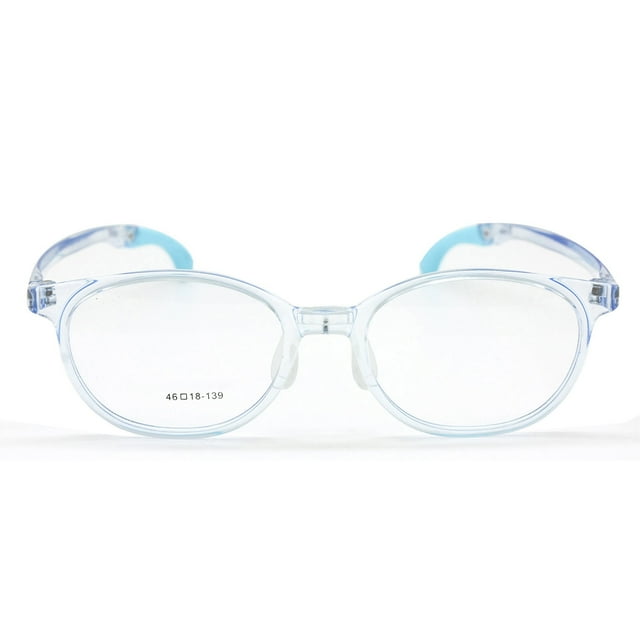 Children Optical Glasses Frame Oval Size 46 Adjustable Ear Lock Flexible TR90 Eyeglasses 6-10Y