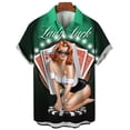 thumbnail image 3 of Camisas gráficas modernas para chicas para hombres, ropa con estampado 3D, camisas hawaianas de playa, blusas Y2K de manga corta, ropa vintage, blusa con solapa, 3 of 5