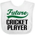 thumbnail image 3 of Inktastic Future Cricket Player Boys Baby Bib, 3 of 4