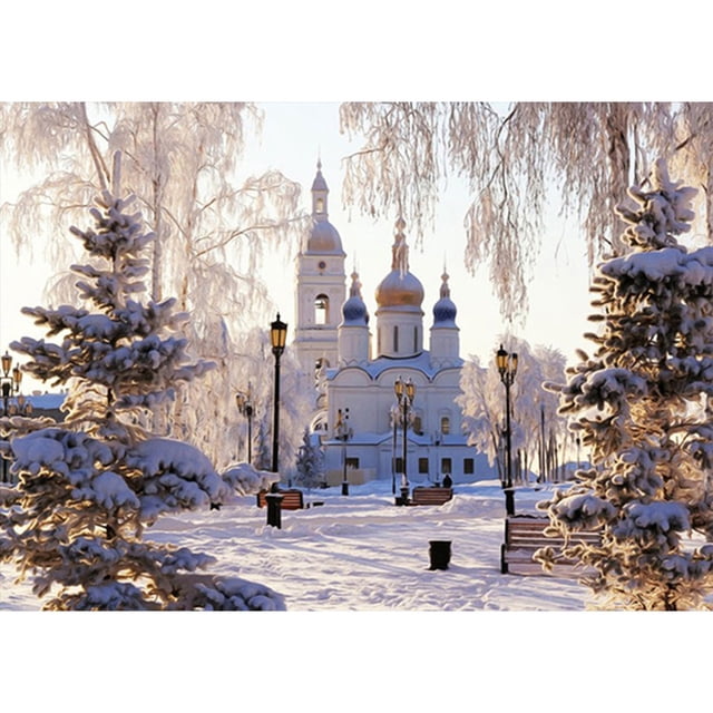 Taladro Pintura Diamante (DF3048) 5D DIY Casa Completa Bordado Mosaico Craft Kit (w644) 30x40cm Hugtrwg Para estrenar