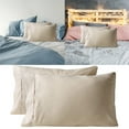 thumbnail image 2 of SUSHANG Set of 2 Ultra Soft Pillowcases with Envelope Closure Soft Breathable Pillow Covers for Hot Sleepers, 2 of 6