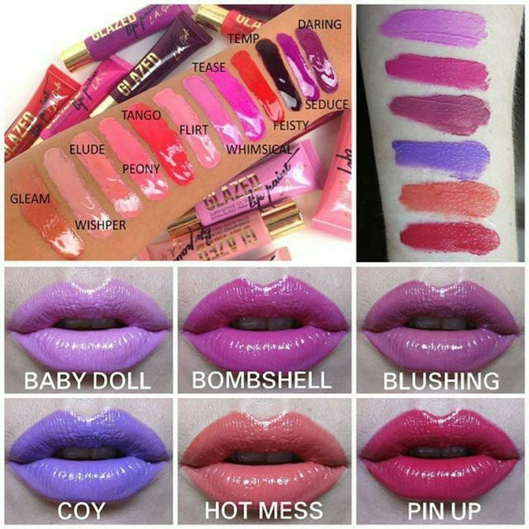 L.A. Girl Glazed Lip Paint, Whisper - Walmart.com