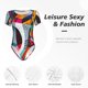 thumbnail image 4 of Balery Abstract Jazz Instrumental Body de cuello redondo de manga corta para mujer Tops de manga corta Tops básicos-XX-Large, 4 of 7
