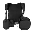 thumbnail image 2 of Bolsa para El pecho Kusrkot ligera portátil con soporte para teléfono chaleco con bolsillos para correr, 2 of 8