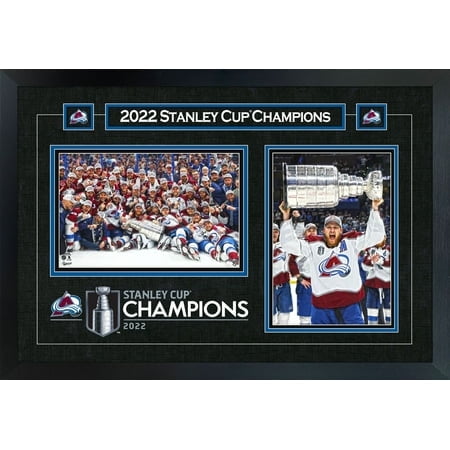 Nathan MacKinnon Framed Colorado Avalanche 18X26 2022 Stanley Cup Collage - Officially Licensed NHL Wall Art