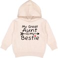 thumbnail image 2 of Inktastic My Great Aunt is My Bestie Toddler Hoodie, 2 of 4