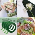 thumbnail image 5 of 4 rollos de cinta floral para envolver tallos de ramo y decoraciones de proyectos artesanales de floristería, verde oscuro, 5 of 5